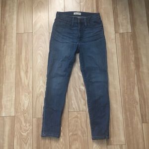 Madewell 9 inch high rise skinny